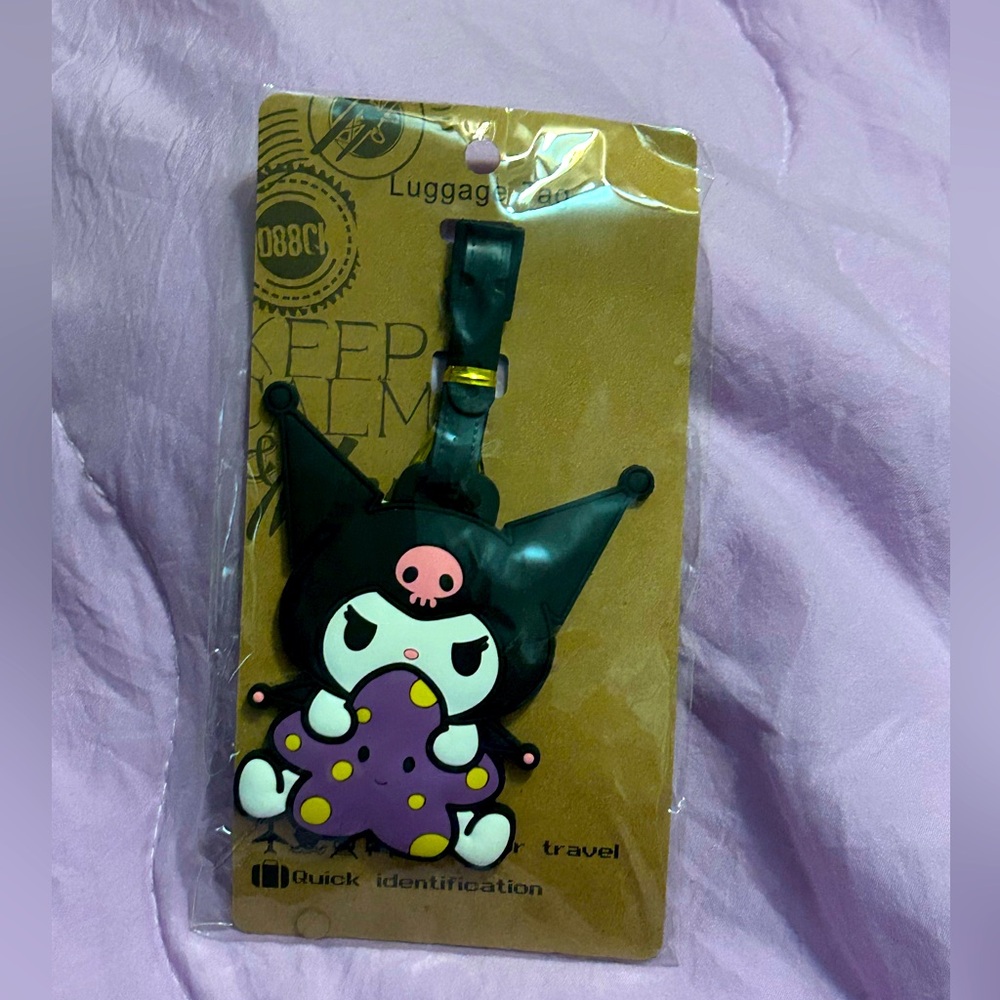 Kuromi Luggage Tag